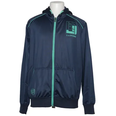 Capuchon sweater (Blauw, Groen) van 1982 Elastaan, Polyester