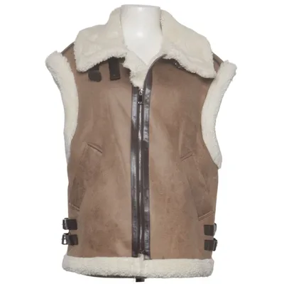 Outdoor vest (Bruin, Wit) van Fascinate Polyester