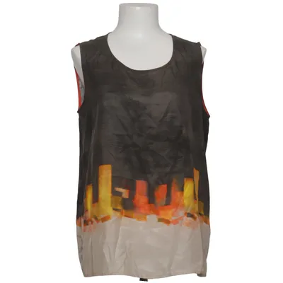 Top (Grau, Orange, Gelb) von Pennyblack Seide