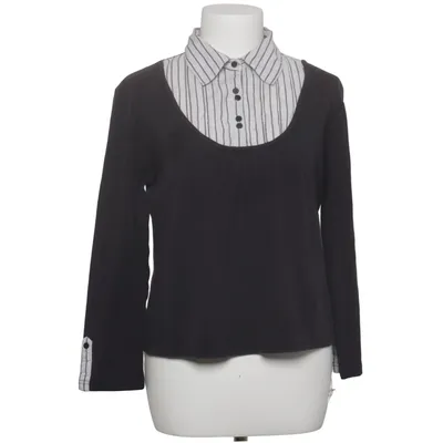 Henley shirt (Black, White) from Via Cortesa Cotton, Polyester