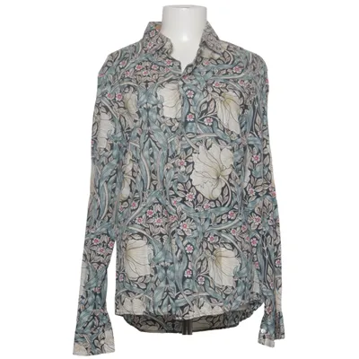 Bluse (Blå, Flerfarvet) fra Morris & Co x H&M Bomuld, Lyocell