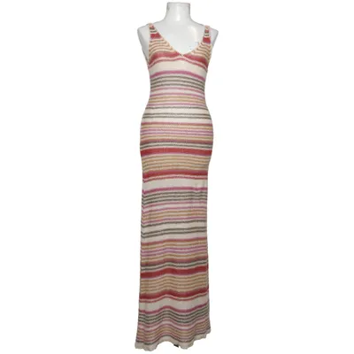 Maxi dress (White, Multicolored) from Lush Acrylic, Polyester