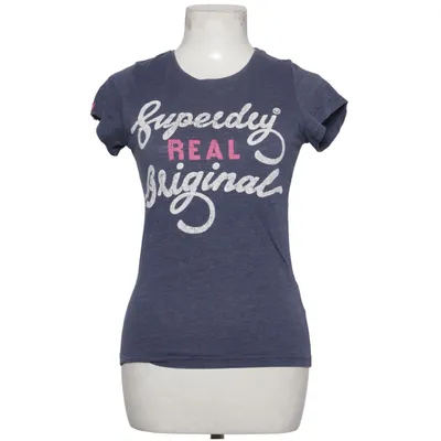 T-shirt (Blue) from Superdry Vintage Cotton, Polyester