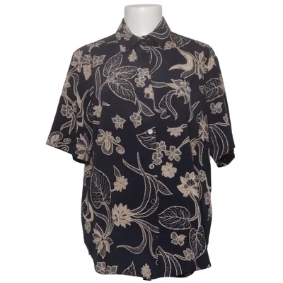 Kurzarmhemd (Blau, Beige) von Alfred Dunner Polyester