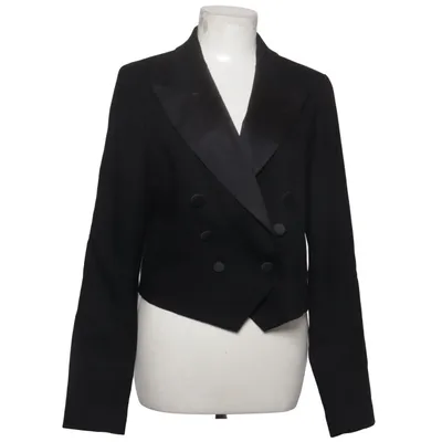 Tuxedo jacket (Black) from Tara Jarmon Polyester, Viscose