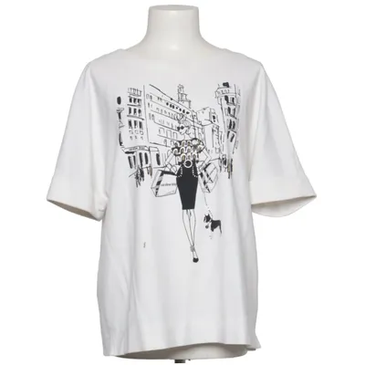 T-shirt (Vit) från Caroline Biss Elastan, Polyester, Viskos