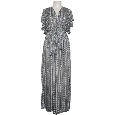 Jumpsuit (Zwart, Wit, Goud) van B&B Zijde