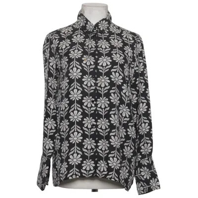 Blouse (Black, White) from Sandro