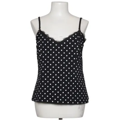 Tank Top (Black, White) from Marc Cain Elastane, Polyamide, Silk, Viscose