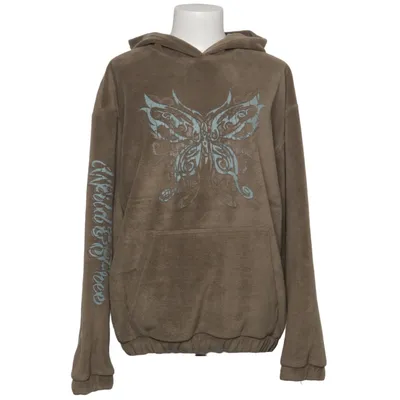 Hoodie (Brown, Blue) from Urban Outfitters Polyester