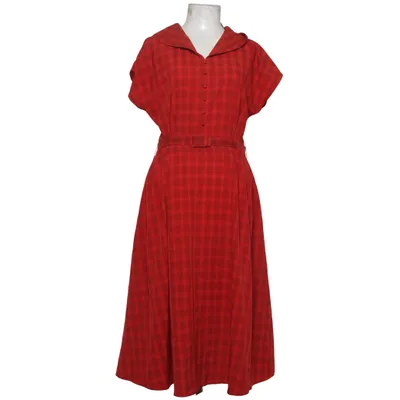 Kjole (Rød) fra Collectif Vintage Elastan, Polyester