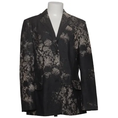 Blazer (Sort, Beige) fra Cartoon Acetat, Bomuld, Elastan, Polyester