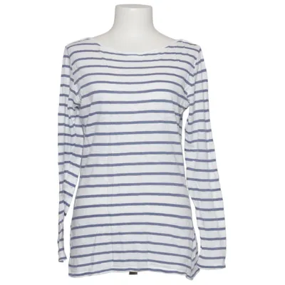 Long sleeve T-shirt (Blue, White) from Grüne Erde Cotton