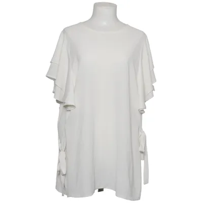 Blouse (White) from Evans Elastane, Polyester