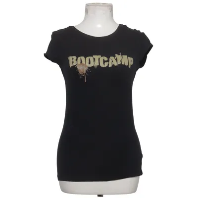 T-shirt (Sort) fra Basics Bomuld, Elastan