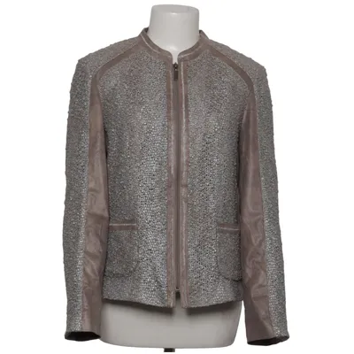 Jacke (Beige) von Barbara Lebek Metallfaser, Polyester
