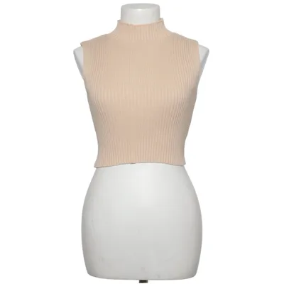 Crop top (Beige) van Glamorous Care Organisch katoen, Polyamide