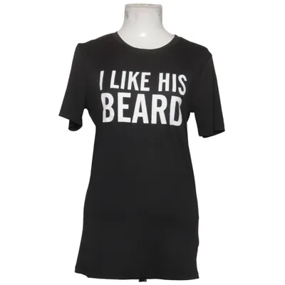 T-shirt (Zwart) van Fancyqube Elastaan, Polyester