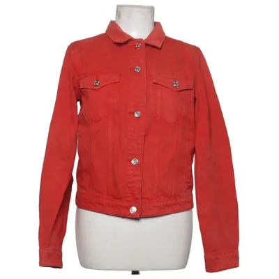 Spijkerjas (Rood) van Mango Denim Katoen