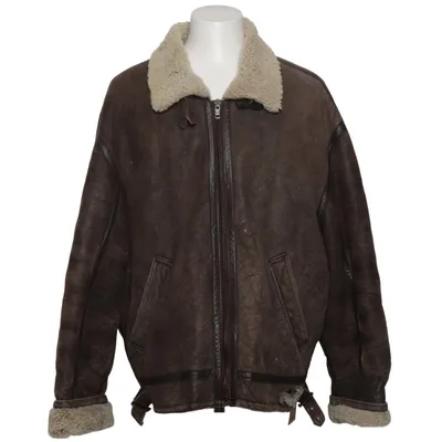 Shearlingjakke (Brun, Beige) fra Trapper
