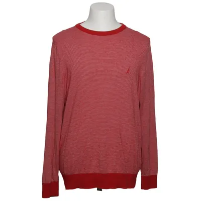 Trui (Rood, Wit) van Nautica Katoen, Modal