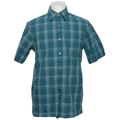 Short sleeve shirt (Blue) from Van Heusen Cotton, Polyester