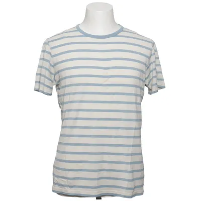 T-shirt (Blue, White) from Sunspel Cotton