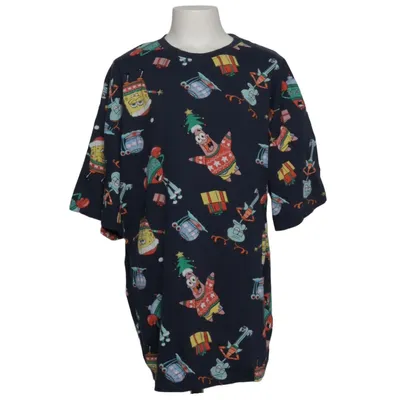 T-shirt (Blauw, Meerkleurig) van Nickelodeon Katoen, Elastaan