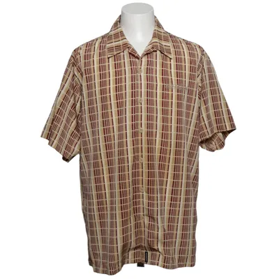 Chemise à manches courtes (Beige, Rouge) de Sir Benni Miles Polyester