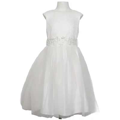 Blomsterpigekjole (Hvid) fra Happy Girls Polyester