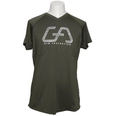 T-shirt (Green) from Gym Aesthetics Elastane, Polyester