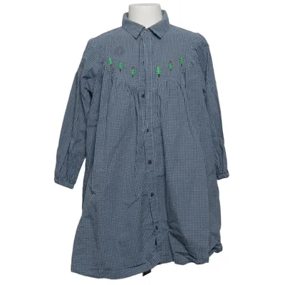 Jurk (Blauw, Wit) van Tinycottons Katoen