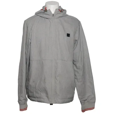 Capuchon sweater (Grijs, Rood) van Bench Katoen, Elastaan, Polyester