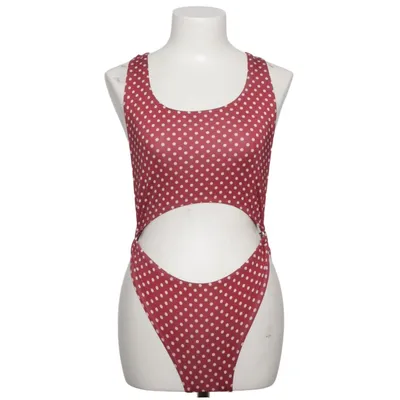 Swimsuit (Red, White) from Rebella Elastane, Recycled polyester