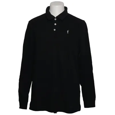 Rugby shirt (Zwart) van Polo Club Katoen