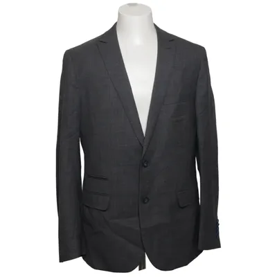 Kavaj (Grå) från Nils Polyester, Ull