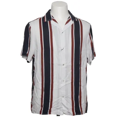 Kurzarmhemd (Weiß, Blau, Braun) von Burton Menswear Viskose
