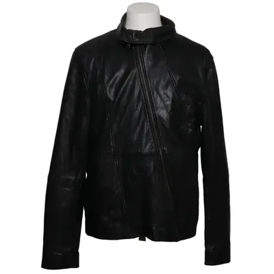 Veste en cuir (Noir)