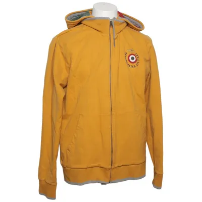 Kapuzenpullover (Gelb, Grau) von Aeronautica Militare Baumwolle, Elasthan