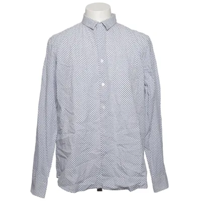 Shirt (White, Blue) from WE Cotton, Elastane