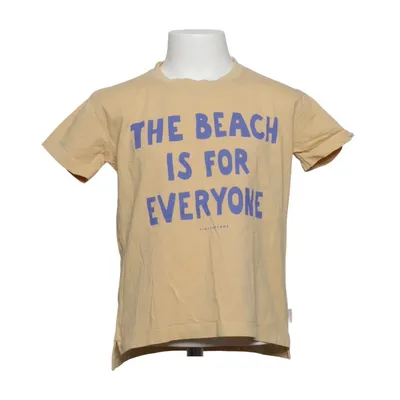 T-shirt (Beige, Bleu) de Tinycottons Coton