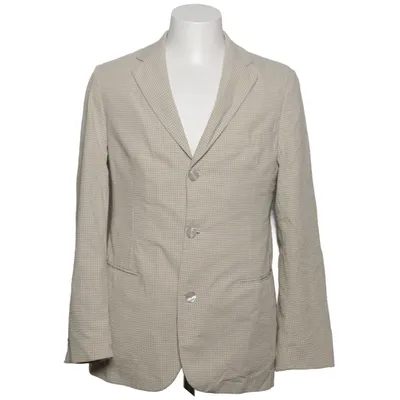 Blazer (Beige, Bleu) de Ben Barton Coton, Polyester, Viscose