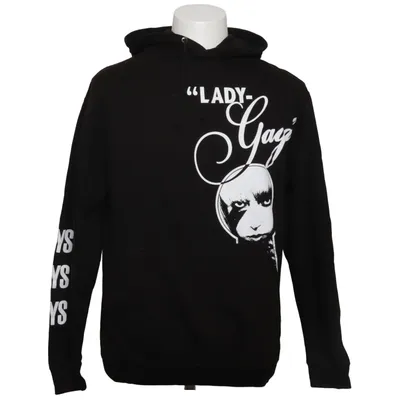 Sweat à capuche (Noir) de Lady Gaga Coton, Polyester