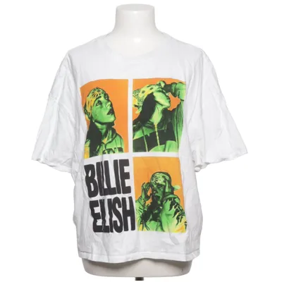 T-shirt (Blanc, Multicolore) de Bershka x Billie Eilish Coton