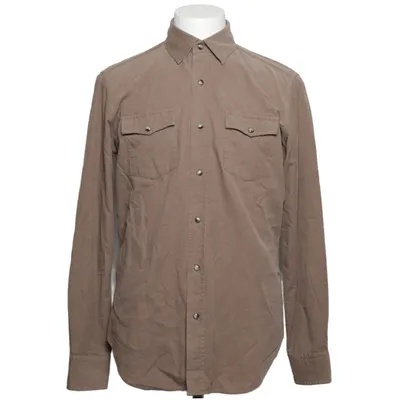 Shirt (Beige) van Profuomo Katoen