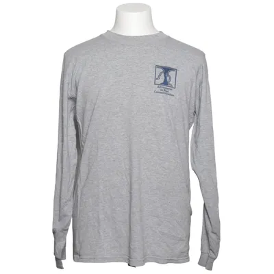 T-shirt à manches longues (Gris) de Anvil Coton, Polyester