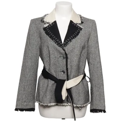 Blazer (Grau) von Marga Novas Polyester, Viskose, Wolle