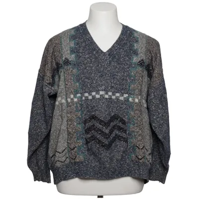 Sweater (Blue, Gray, Multicolored) from Monello Acrylic, Cotton, Polyamide, Wool