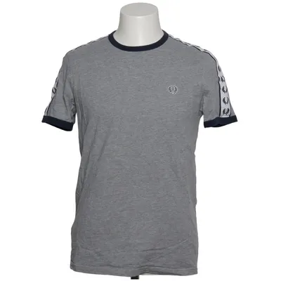 T-shirt (Gris, Bleu) de Fred Perry Sportswear Coton, Élasthane, Polyester