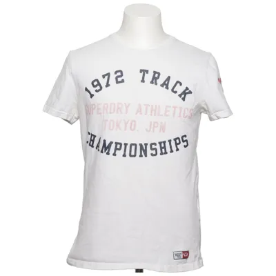 T-shirt (Blanc, Multicolore) de Superdry Track & Field Coton